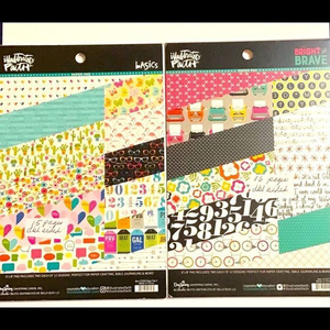 2 paper pads from Illustrated Faith. 31 6x8 dbl sided‎ pages cards/scrapbooking